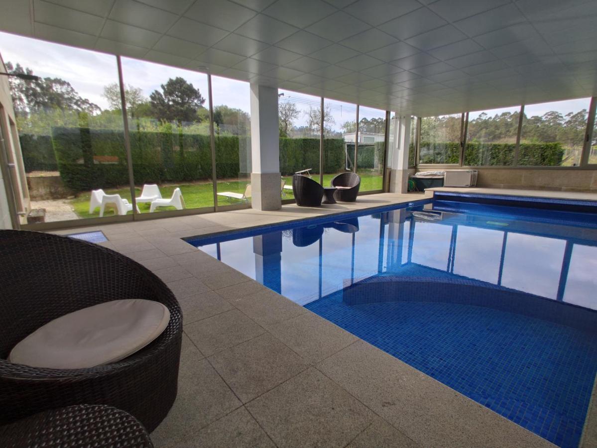 Villa Sanxenxo Casa Rial 47 Con Piscina Climatizada Exterior foto
