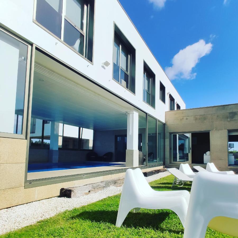 Villa Sanxenxo Casa Rial 47 Con Piscina Climatizada Exterior foto